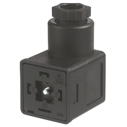 CANFIELD IND 5J664-000-130G Solenoid Valve Connector,Form A ISO Din 